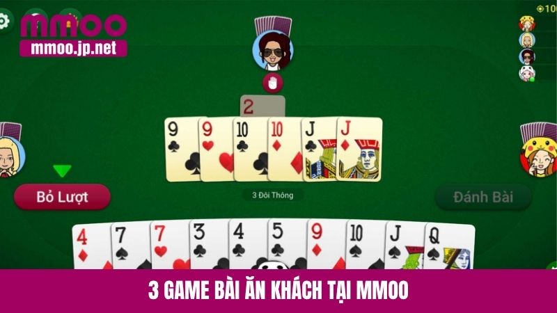 3 game bài ăn khách tại MMOO